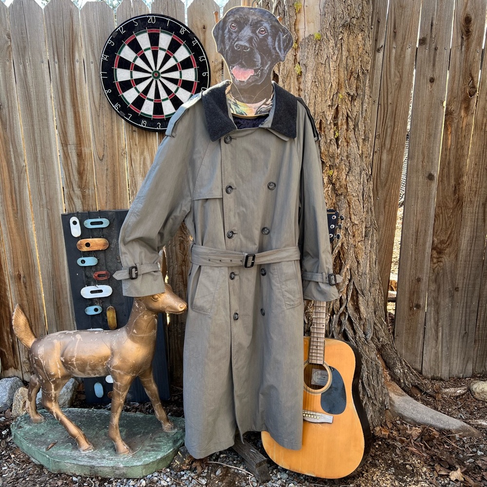 Vintage London Fog Trench-coat W/ Removable Collar/Lining